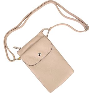 Flora&Co - Paris - Handig Crossbody hand/telefoontasje voor mobiel - gsm - beige