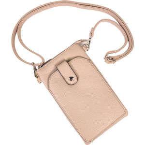 Flora&Co - Paris - Handig Crossbody hand/telefoontasje voor mobiel - gsm - beige