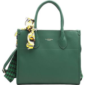 Flora & Co - trendy shopper - handtas - fashion riem - groen