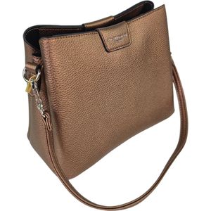 Flora&Co - Paris - Handtas/schoudertas - korte en lange riem - bruin