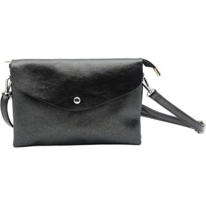 Flora & Co - trendy clutch - crossbody handtas - zwart