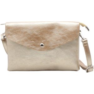 Flora & Co - trendy clutch - crossbody handtas - goud