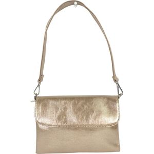 Flora & Co - trendy clutch - handtas goud