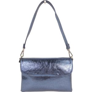 Flora & Co - trendy clutch - handtas blauw