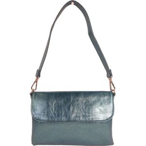 Flora & Co - trendy clutch - handtas eend blauw