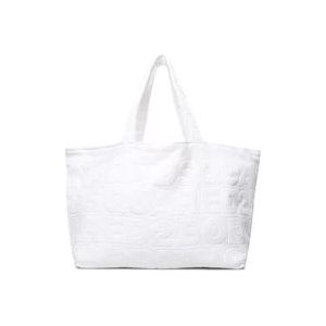 Dsquared2 Strand Chic Tote Tas , White , Dames , Maat: ONE Size