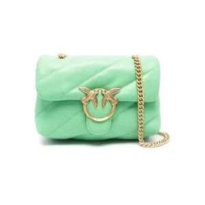 Pinko Groene tassen met stijl , Green , Dames , Maat: ONE Size