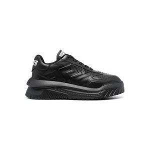 Versace Zwarte Sneakers , Black , Heren , Maat: 45 EU