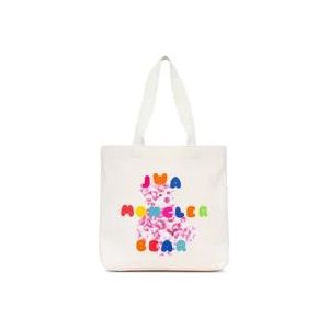 Moncler Witte JW Anderson Shopping Tas , White , Dames , Maat: ONE Size