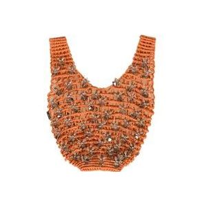 Lanvin Oranje Tassen - Stijlvolle Collectie , Orange , Dames , Maat: ONE Size