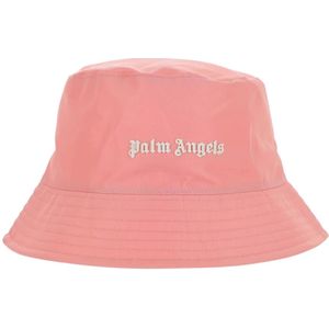 Palm Angels, Stijlvolle zonnebescherming emmerhoed Roze, Dames, Maat:ONE Size