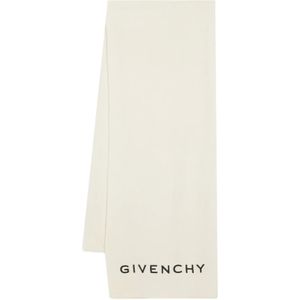 Givenchy, Accessoires, Heren, Beige, ONE Size, Wol, Winter Sjaal