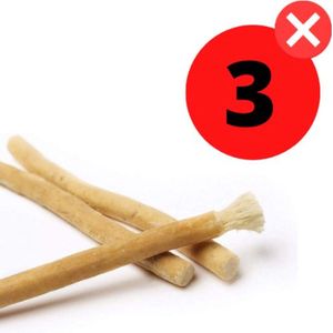 Miswak - natuurlijke tandenborstel - Ramadan - Tandverzorging - Miswak tanden - Organic Stokje voor tanden Natural Bio Biologisch - 3 stuks