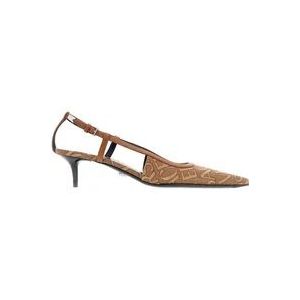 Versace Hoge hakken schoenen , Beige , Dames , Maat: 37 1/2 EU