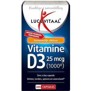 Lucovitaal Vitamine d3 25 mcg 730 capsules