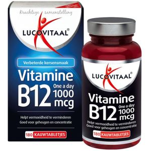 Lucovitaal - Vitamine B12 - 1000 mcg - 360 Kauwtabletten