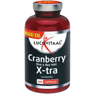 Lucovitaal - Cranberry - Capsules - 480 stuks - Met x-tra lactobacillus