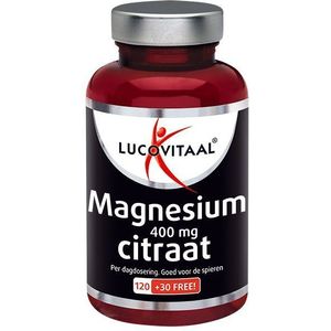 Lucovitaal - Magnesium 400 mg - Citraat - 450 Tabletten
