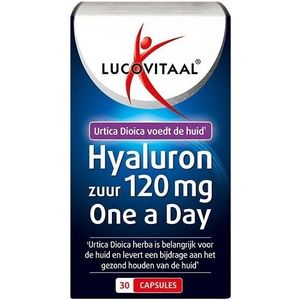 Lucovitaal Hyaluronzuur droge huid 120 mg 90 capsules