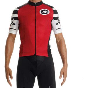 Assos - SS.Mangusta S7 - Fietsshirt - Rood - Korte Mouwen - Heren