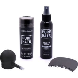 Pure Hair Premium Haarvezels Set Zwart