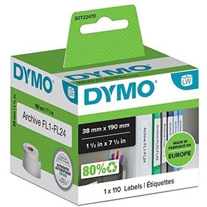 Dymo LabelWriter S0722470 labelrol, 38 x 190 mm, wit