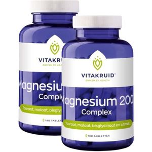 Vitakruid - Magnesium 200 Complex - Tabletten - 360 Stuks