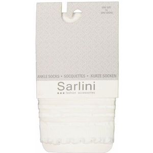 Sarlini - Sokken - Wit - Strepen Patroon - Doorschijnend