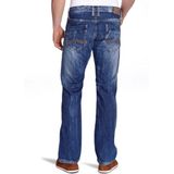 Mustang - Heren Jeans - Heren Blauw - Katoen - 3119-5585