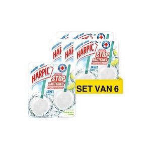 Aanbieding: 6x Harpic toiletblok Bleek & Limoen Duopack (2 x 40 gram)