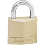 6x Hangslot MasterLock messing 30mm