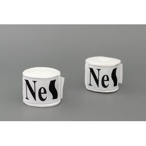 Nes Boksbandage - boxing handwraps- Boks Wraps - Boksbandages - Kickboks bandage - Wit - 4,50 meter