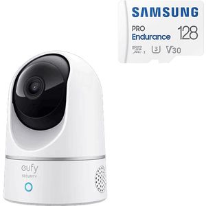 Eufy Bundle Bewakingscamera E220 Met 64 Gb Samsung Pro Geheugenkaart Wit (3994)