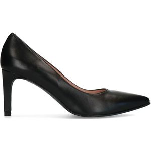 Zwarte leren pumps