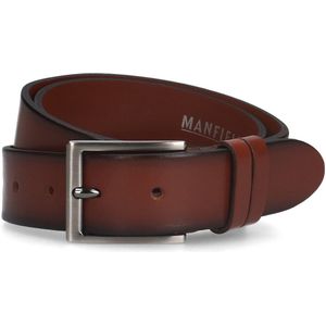 Cognac leren riem