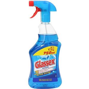 GLASSEX – Multifunctionele reiniger – Reiniging en helderheid Geen sporen – 750 ml