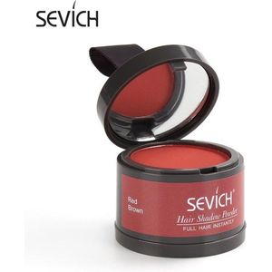 Haarpoeder voor de haarlijn en kruin - Haarverf - Haarvezels- Rood