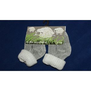 Eureka - S1 - Babysokjes - Grijs - 80% Merino Wol
