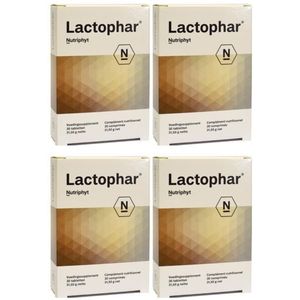 Nutriphyt Lactophar vier-pak 4x 30 tabletten