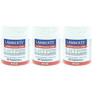 Lamberts 5 HTP 100 mg trio-pak 3x 60 tabletten