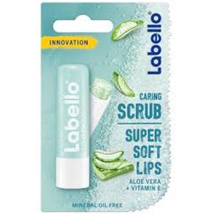3x Labello verzorgende Lipscrub Aloe Vera - verzorgende carin scrub balsem