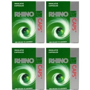 Rhino Inhalatiecapsules vier-pak 4x 16 capsules