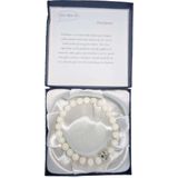 Halfedelstenen Armband in Geschenkdoos Parelmoer