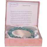 Halfedelstenen Armband in Geschenkdoos Aquamarijn