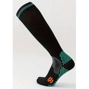 NeS Compressie sokken - Compressiekousen - Hardloopsokken - Herstelkousen - Steunkousen - Zwart - Maat 38-42