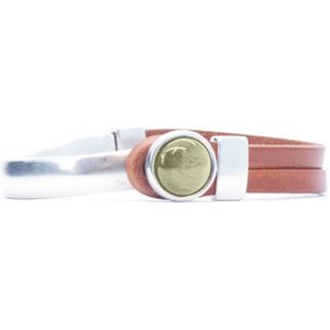 Qoss Naturel Armband Gwen Creme Bol - Maat L