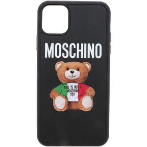 Moschino, Accessoires, unisex, Zwart, ONE Size, Phone Accessories