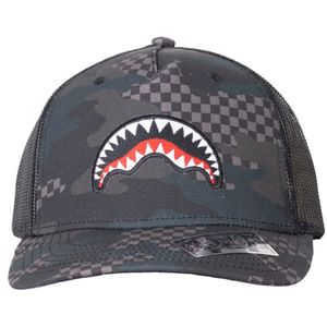 Sprayground, Caps Grijs, Heren, Maat:ONE Size