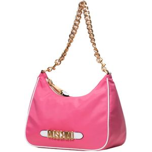 Moschino, Shoulder Bags Roze, Dames, Maat:ONE Size