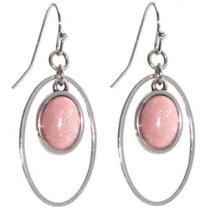 Qoss Hang Oorbellen Anky Roze
